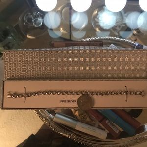 New sliver tennis bracelet